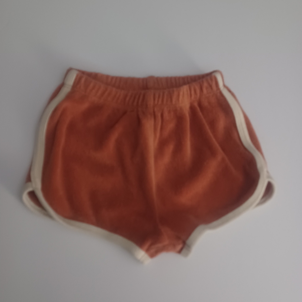 Cat & Jack Rust Colored Pull On Shorts Sz 6/9M